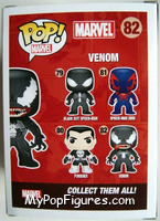 Venom from Marvel - Marvel Universe Pop! manufactured by Funko [Back]