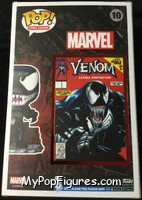 Venom (Glow in the Dark) from Marvel - Comic Covers Pop! manufactured by Funko [Back]