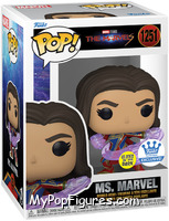 Ms. Marvel (Fighting Stance) (Glows in the Dark) from Marvels - Pop! Vinyl Figures manufactured by Funko [Front]