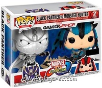 Black Panther vs Monster Hunter from Marvel vs Capcom - Pop! Sets manufactured by Funko [Front]