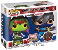 Gamora (White Boots) vs Strider from Marvel vs Capcom - Pop! Sets manufactured by Funko [Front]