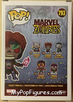 Zombie Gambit (Glows in the Dark) from Marvel Zombies - Pop! Vinyl Figures manufactured by Funko [Back]