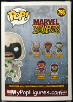 Zombie Moon Knight from Marvel Zombies - Pop! Vinyl Figures manufactured by Funko [Back]