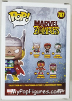 Zombie Thor from Marvel Zombies - Pop! Vinyl Figures manufactured by Funko [Back]