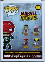 Zombie Red Skull from Marvel Zombies - Pop! Vinyl Figures manufactured by Funko [Back]