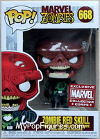 Zombie Red Skull from Marvel Zombies - Pop! Vinyl Figures manufactured by Funko [Front]