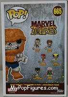 Zombie The Thing (10" Scale) from Marvel Zombies - Pop! Vinyl Figures manufactured by Funko [Back]