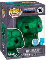 He-Man (Green) (Art Series) from Masters of the Universe - Pop! Vinyl Figures manufactured by Funko [Front]