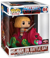 He-Man on Battle Cat (Flocked) from Masters of the Universe - Pop! Rides manufactured by Funko [Front]