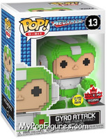 Gyro Attack (Glows in the Dark) from MegaMan - Pop! 8-Bit manufactured by Funko [Front]