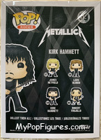 Kirk Hammett from Metallica - Pop! Vinyl Figures manufactured by Funko [Back]