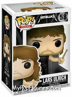 Lars Ulrich from Metallica - Pop! Vinyl Figures manufactured by Funko [Front]