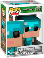 Alex In Diamond Armor from Minecraft - Pop! Vinyl Figures manufactured by Funko [Front]