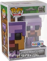 Steve In Enchanted Armor from Minecraft - Pop! Vinyl Figures manufactured by Funko [Front]