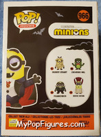 Dave'acula from Minions - Pop! Vinyl Figures manufactured by Funko [Back]