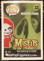 Misfits Fiend from Misfits - Pop! Vinyl Figures manufactured by Funko [Back]