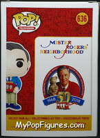 Mister Rogers (Blue Sweater / Trolley) from Mister Rogers' Neighborhood - Pop! Vinyl Figures manufactured by Funko [Back]