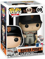 Buster Posey (Giants / Gray) from MLB - Pop! Vinyl Figures manufactured by Funko [Front]