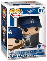 Clayton Kershaw (Dodgers / White) from MLB - Pop! Vinyl Figures manufactured by Funko [Front]