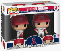 Shohei Ohtani 2-Pack (Angels / White) from MLB - Pop! Sets manufactured by Funko [Front]