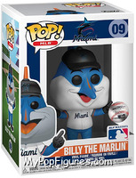 Billy the Marlin (Marlins) from MLB Mascots - Pop! Vinyl Figures manufactured by Funko [Front]