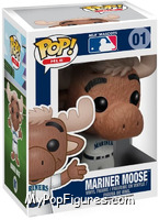 Mariner Moose (Mariners / White) from MLB Mascots - Pop! Vinyl Figures manufactured by Funko [Front]