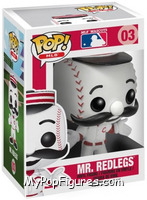 Mr. Redlegs (Reds / Red) from MLB Mascots - Pop! Vinyl Figures manufactured by Funko [Front]