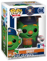 Orbit (Astros / Orange) from MLB Mascots - Pop! Vinyl Figures manufactured by Funko [Front]