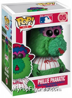 Phillie Phanatic (Phillies / Pinstripes) from MLB Mascots - Pop! Vinyl Figures manufactured by Funko [Front]