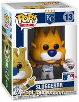 Sluggerrr (Royals) from MLB Mascots - Pop! Vinyl Figures manufactured by Funko [Front]