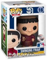 Swinging Friar (Padres) from MLB Mascots - Pop! Vinyl Figures manufactured by Funko [Front]