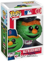 Wally Green Monster (Red Sox / White) from MLB Mascots - Pop! Vinyl Figures manufactured by Funko [Front]