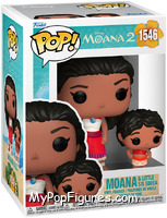 Moana & Little Sis Simea from Moana 2 - Pop! Vinyl Figures manufactured by Funko [Front]