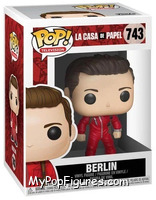 Berlin from Money Heist - Pop! Vinyl Figures manufactured by Funko [Front]