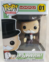 Mr. Monopoly (Board Games) from Monopoly - Pop! Vinyl Figures manufactured by Funko [Front]