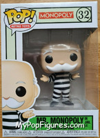 Mr. Monopoly (In Jail) from Monopoly - Pop! Vinyl Figures manufactured by Funko [Front]