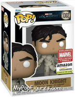 Moon Knight (Unmasked) (Glows in the Dark) from Moon Knight - Pop! Vinyl Figures manufactured by Funko [Front]