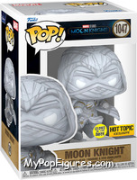 Moon Knight (Kicking) (Glow in the Dark) from Moon Knight - Moon Knight Pop! manufactured by Funko [Front]