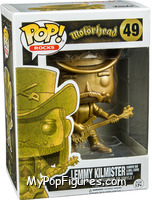 Lemmy Kilmister (Gold) from Motorhead - Pop! Vinyl Figures manufactured by Funko [Front]