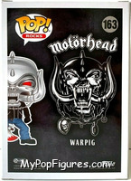 Warpig from Motorhead - Pop! Vinyl Figures manufactured by Funko [Back]