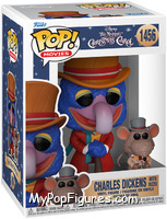 Charles Dickens (with Rizzo) from Muppet Christmas Carol - Pop! Vinyl Figures manufactured by Funko [Front]