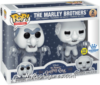 Marley Brothers (Glows in the Dark) from Muppet Christmas Carol - Pop! Sets manufactured by Funko [Front]