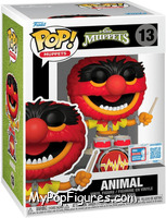 Animal from Muppets - Pop! Vinyl Figures manufactured by Funko [Front]
