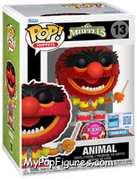 Animal (Flocked) from Muppets - Pop! Vinyl Figures manufactured by Funko [Front]