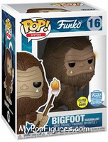 Bigfoot (Marshmallow) (Glows in the Dark) from Myths - Pop! Vinyl Figures manufactured by Funko [Front]