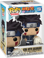 Kiba with Akamaru from Naruto - Pop! Vinyl Figures manufactured by Funko [Front]