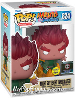 Might Guy (Eight Inner Gates) (Glows in the Dark) from Naruto - Pop! Vinyl Figures manufactured by Funko [Front]