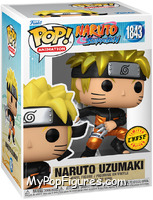 Naruto Uzumaki (Kunai & Shuriken) (Metallic) (Chase) from Naruto - Pop! Vinyl Figures manufactured by Funko [Front]