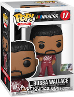 Bubba Wallace (Dr. Pepper Uniform) from Nascar - Pop! Vinyl Figures manufactured by Funko [Front]