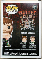 Kenny Omega from New Japan Pro-Wrestling - Pop! Vinyl Figures manufactured by Funko [Back]